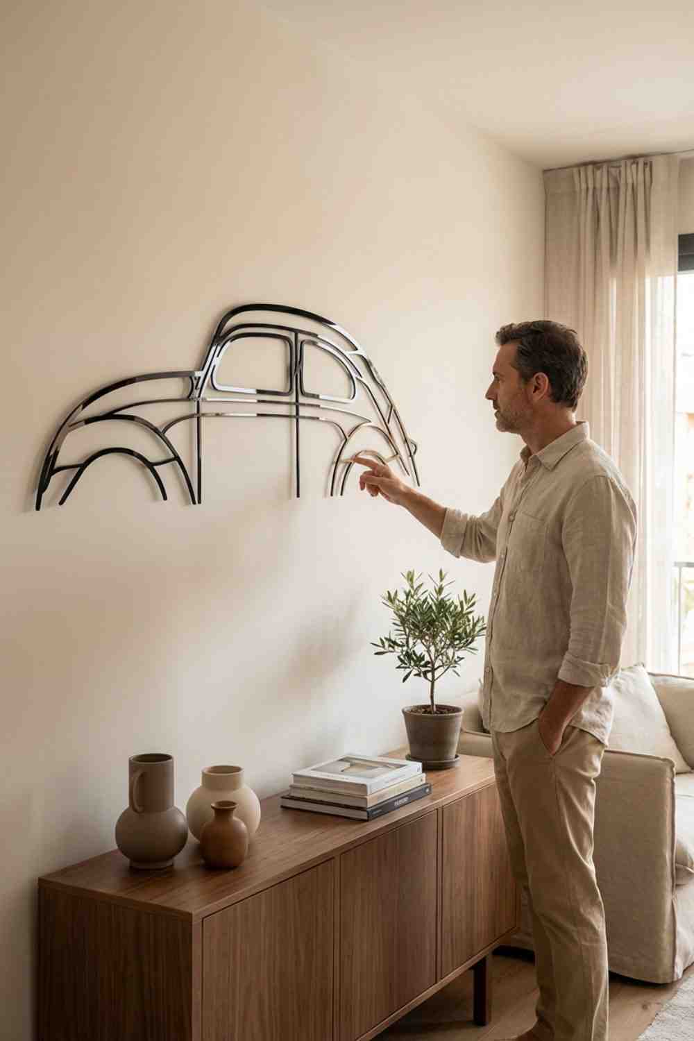 Escarabajo Perfil - Cuadro decorativo | Cortayrecorta.es