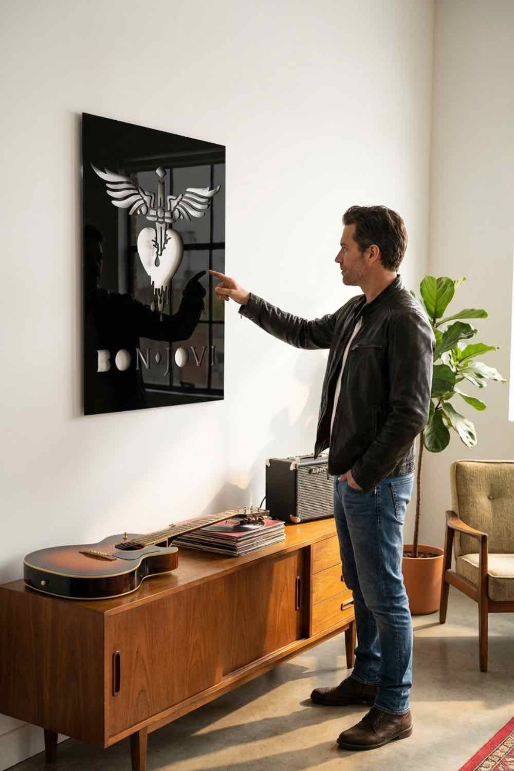 Bon Jovi - Cuadro decorativo | Cortayrecorta.es