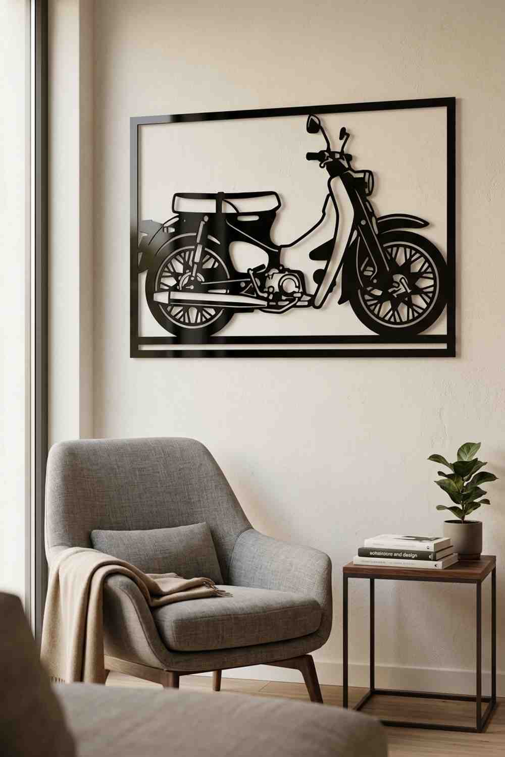 Honda Super Cub de 1958 - Cuadro decorativo | Cortayrecorta.es