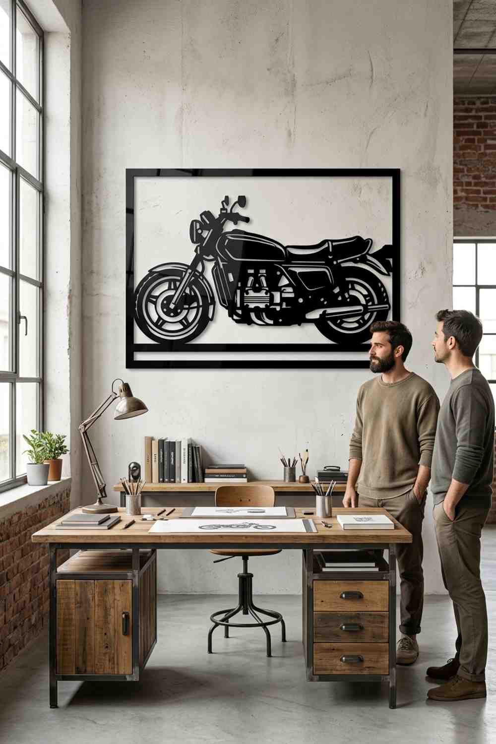 Honda GL1100 Gold Wing Interestatal de 1980 - Cuadro decorativo | Cortayrecorta.es