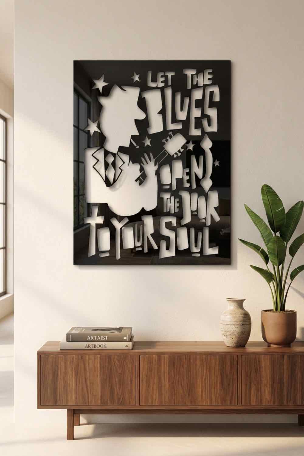 Let The Blues - Cuadro decorativo | Cortayrecorta.es