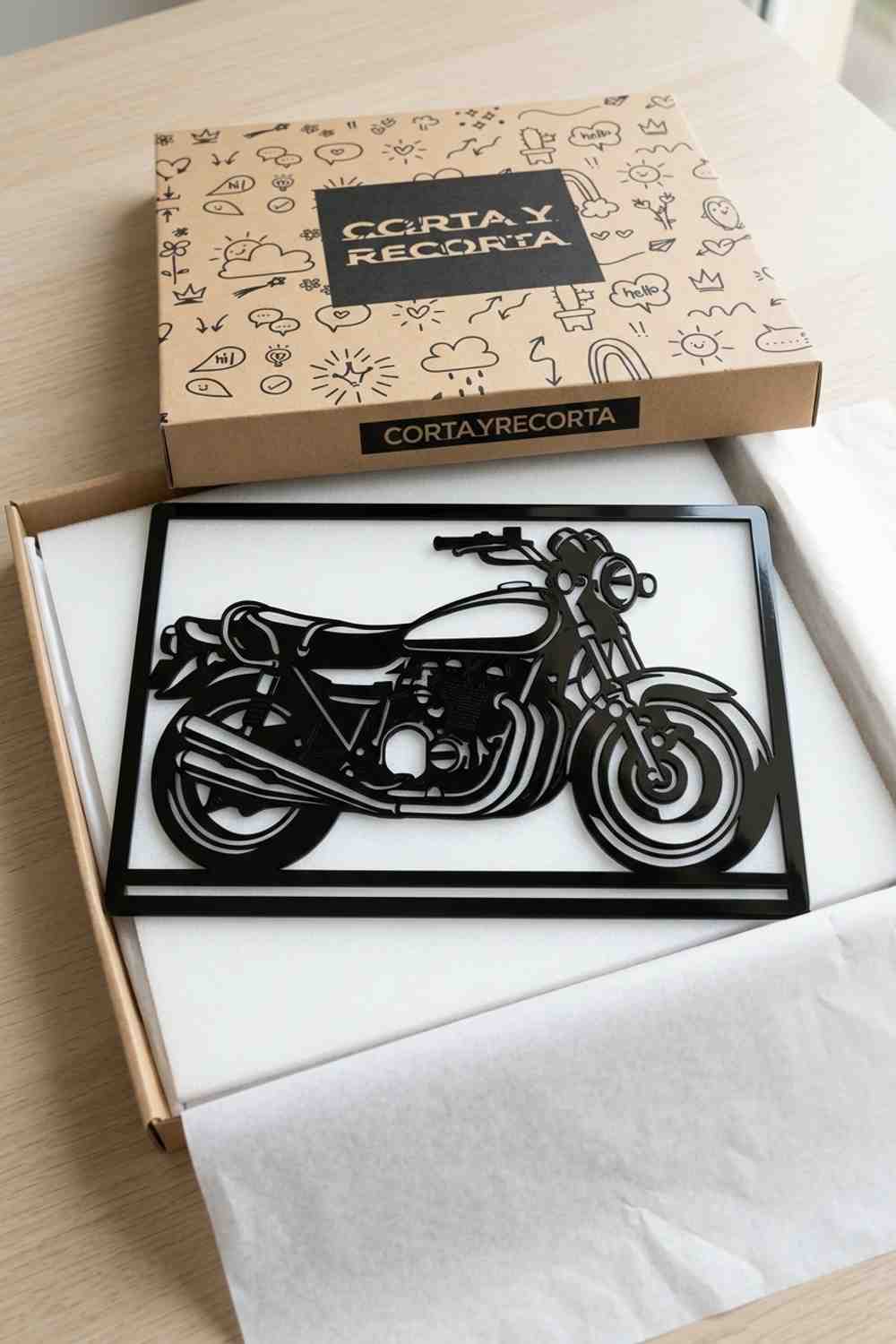 Kawasaki Z1 de 1972 - Cuadro decorativo | Cortayrecorta.es