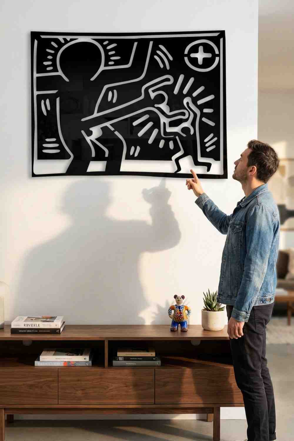 Ponle Titúlo. Keith Haring - Cuadro decorativo | Cortayrecorta.es