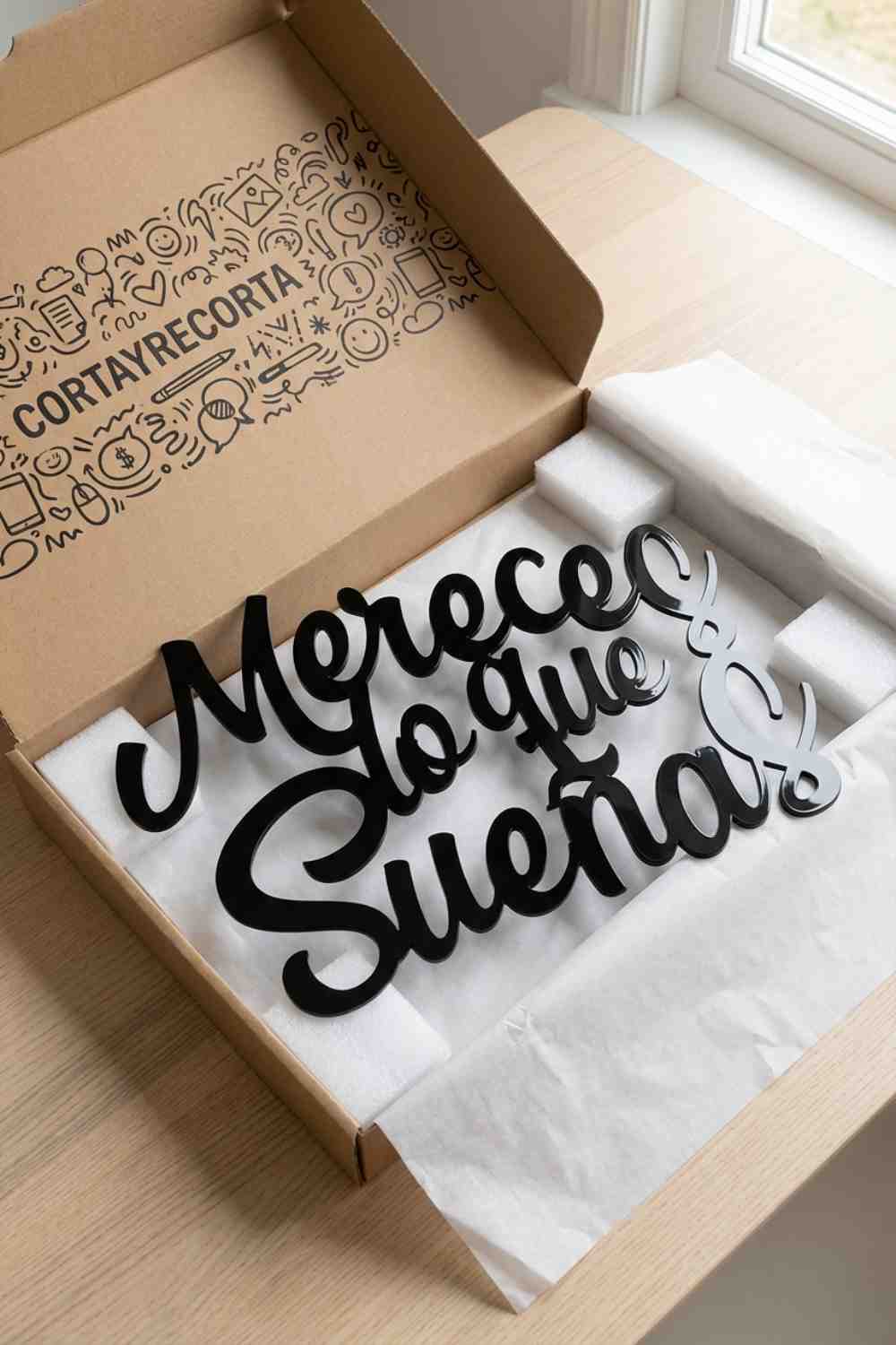 Mereces Lo Que Sueñas - Cuadro decorativo | Cortayrecorta.es