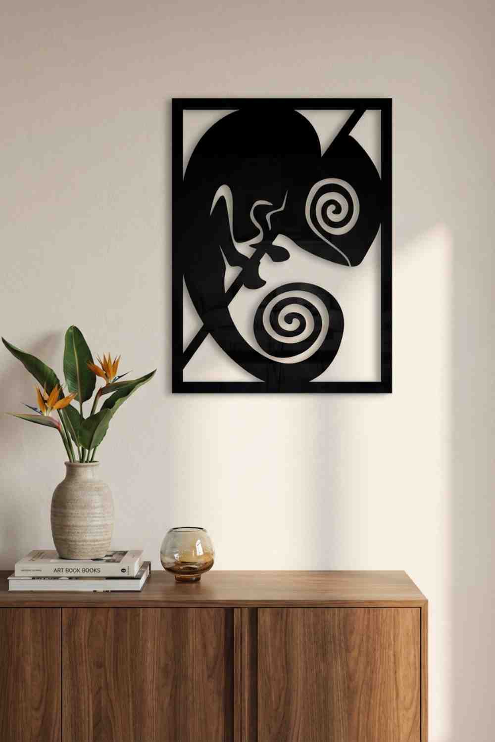 Camaleon Loco - Cuadro decorativo | Cortayrecorta.es