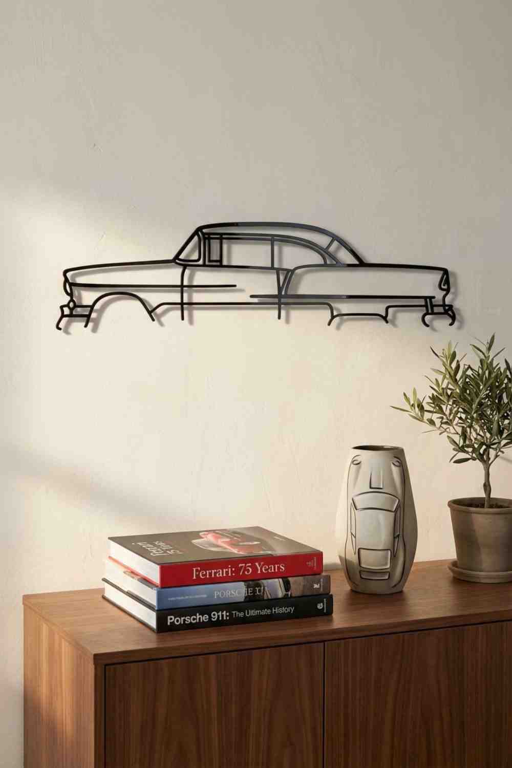 Chevrolet Bel Air 1955 - Cuadro decorativo | Cortayrecorta.es