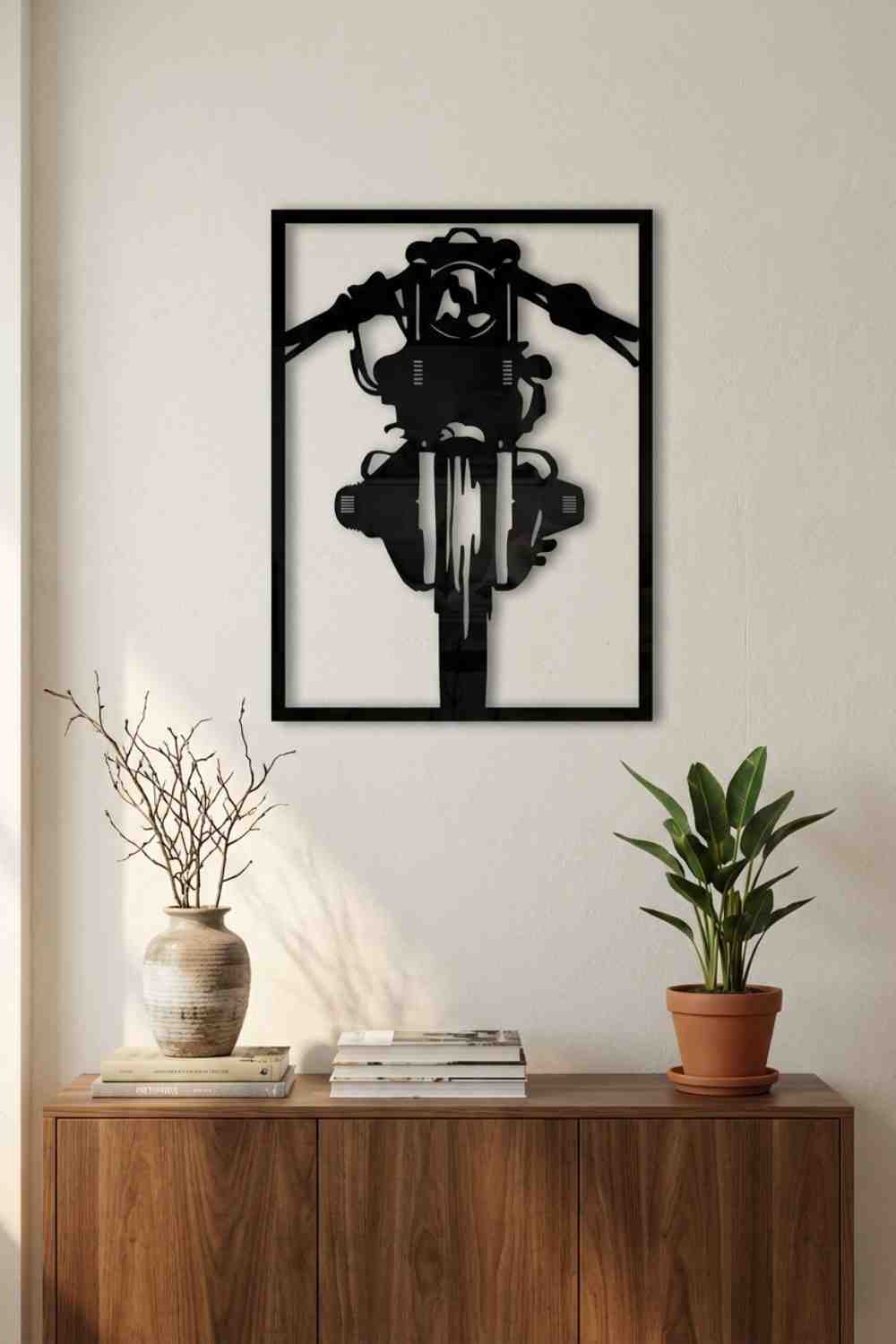 Frontal Café Racer - Cuadro decorativo | Cortayrecorta.es