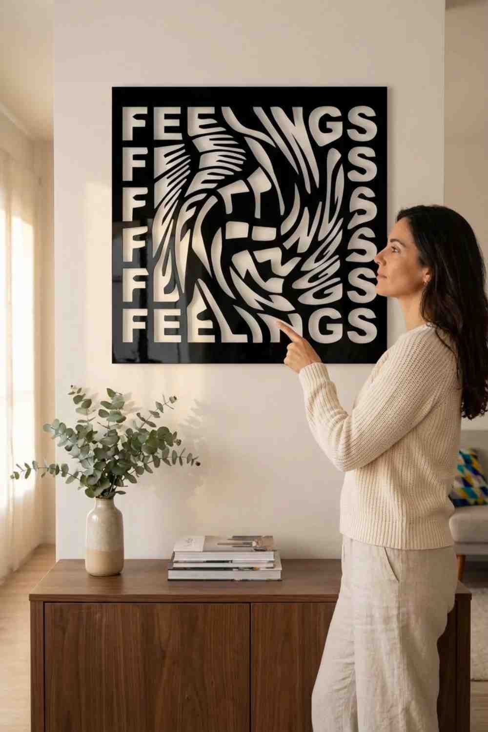 Feelings - Cuadro decorativo | Cortayrecorta.es