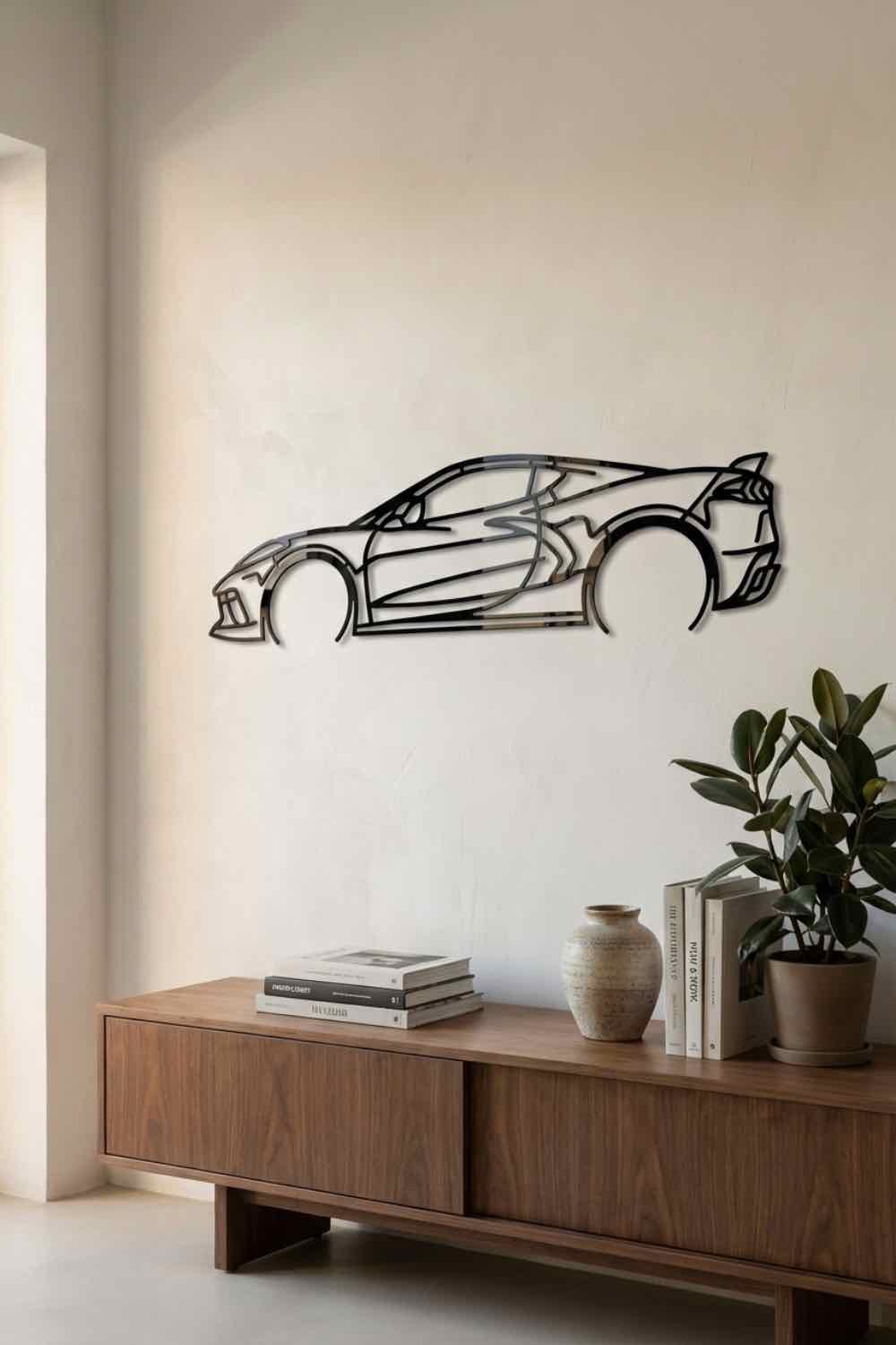 Corvette C8 Detailed - Cuadro decorativo | Cortayrecorta.es