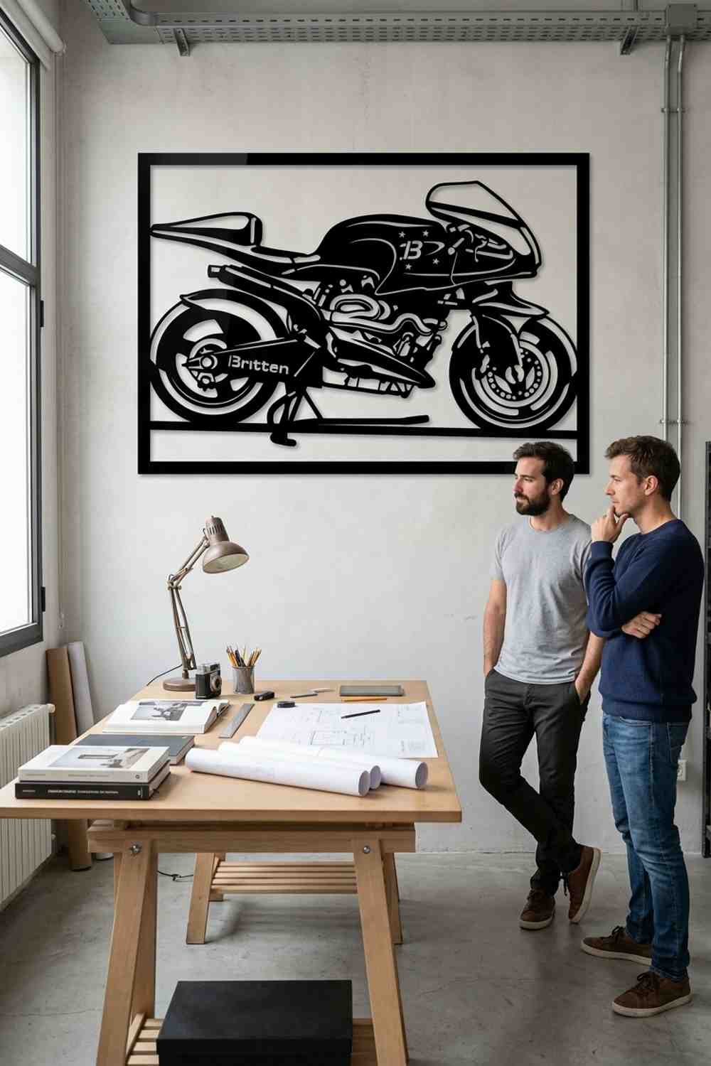 Britten V1000 de 1992 - Cuadro decorativo | Cortayrecorta.es