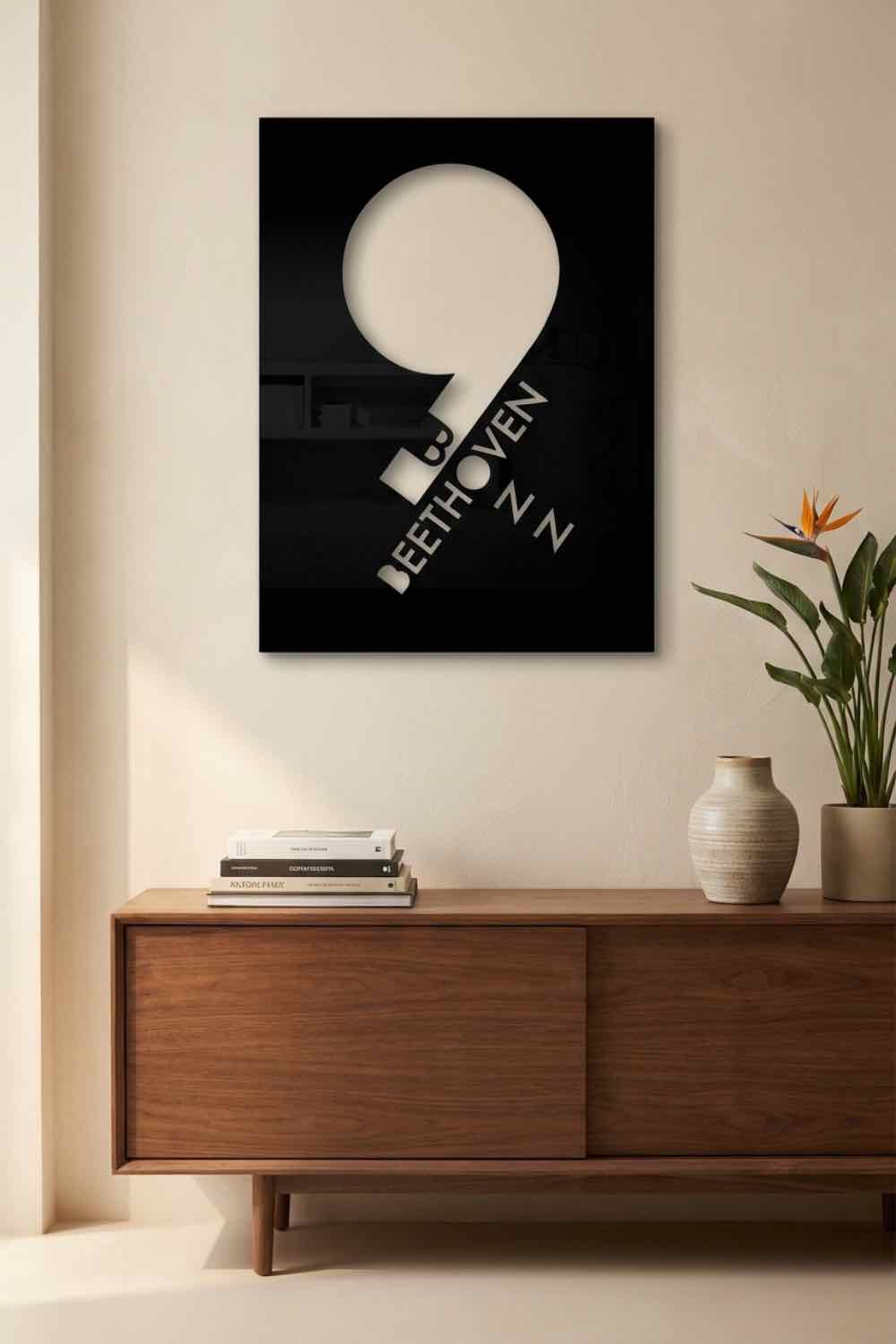 9 Sinfonía Beethoven - Cuadro decorativo | Cortayrecorta.es