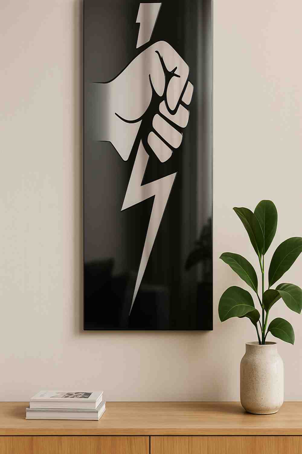 Un Roy Lichtenstein Vectorizado, Un Rayo.