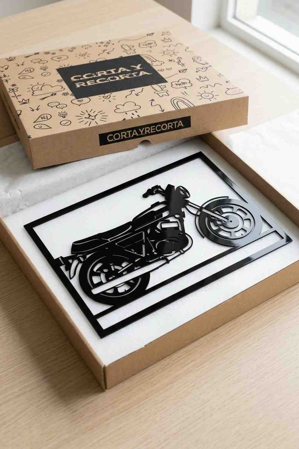 Yamaha 250 - Cuadro decorativo | Cortayrecorta.es
