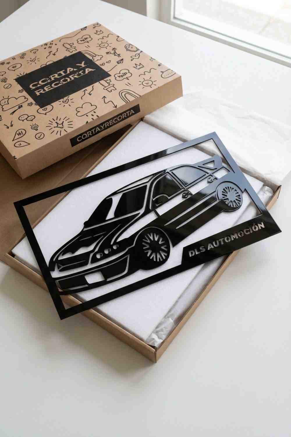 Mitsubishi Evo 9 - Cuadro decorativo | Cortayrecorta.es