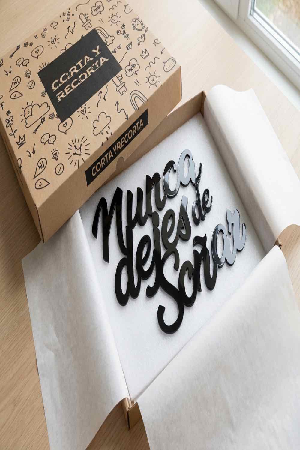 Nunca dejes de soñar - Cuadro decorativo | Cortayrecorta.es