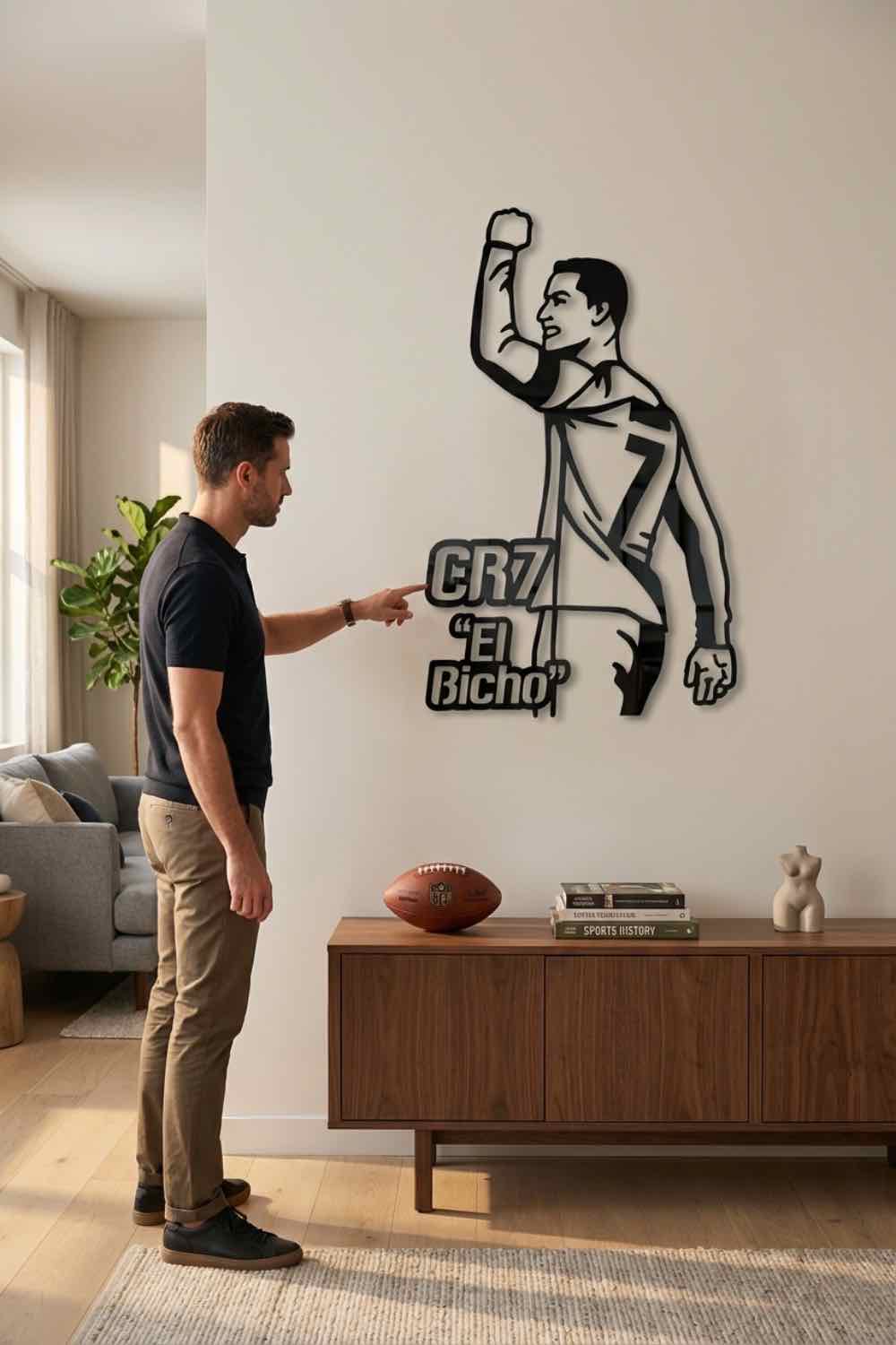 CR7 El Bicho - Cuadro decorativo | Cortayrecorta.es