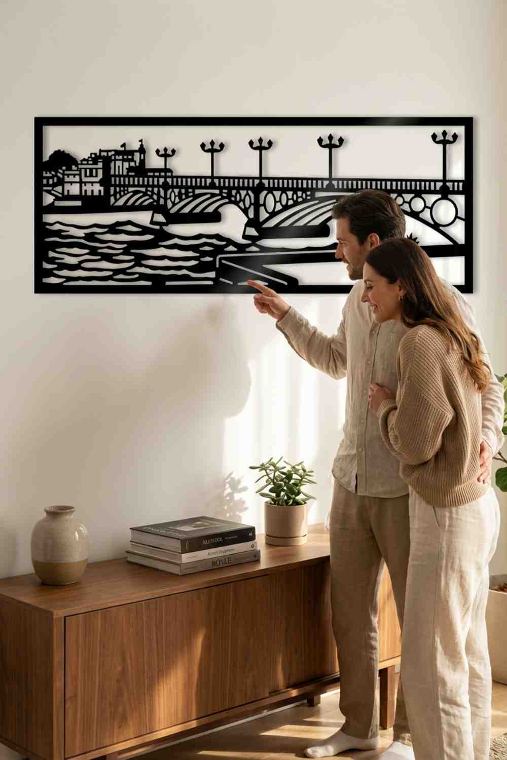Puente de Triana Sevilla - Cuadro decorativo | Cortayrecorta.es