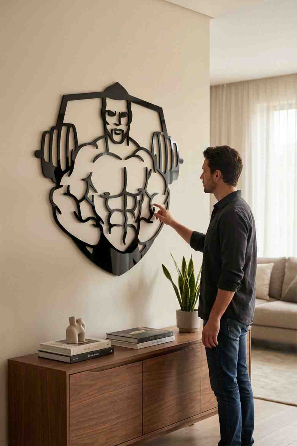 Musculoso - Cuadro decorativo | Cortayrecorta.es