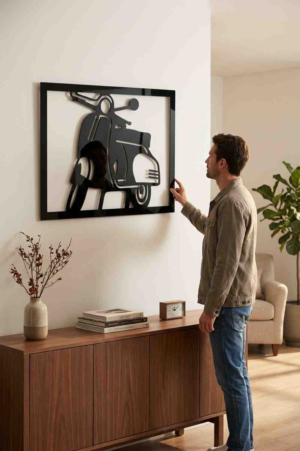 Vespa - Cuadro decorativo | Cortayrecorta.es