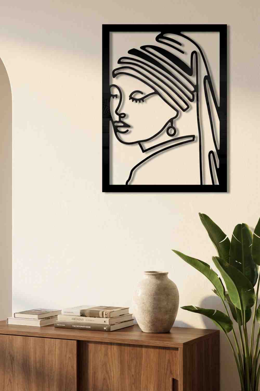 La Joven De La Perla - Cuadro decorativo | Cortayrecorta.es