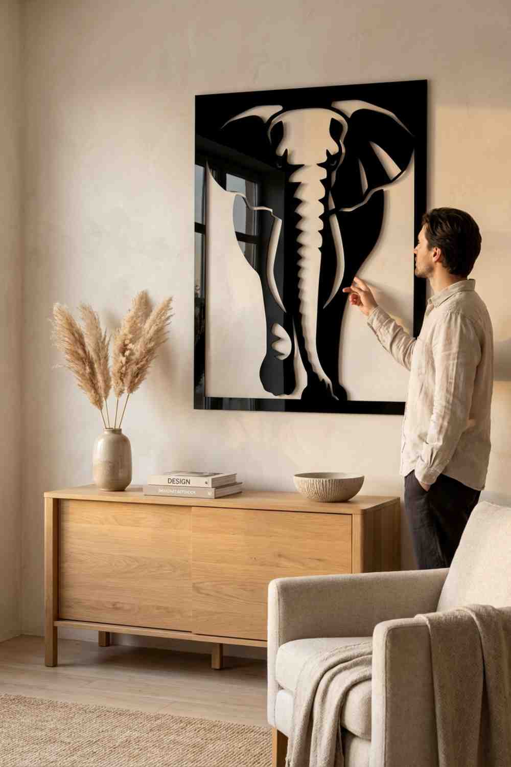 Elefant Go - Cuadro decorativo | Cortayrecorta.es