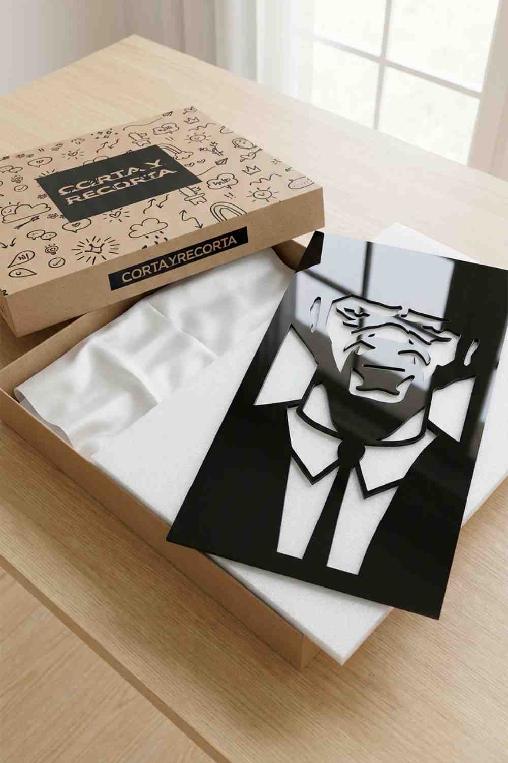 Samuel L. Jackson Pulp - Cuadro decorativo | Cortayrecorta.es