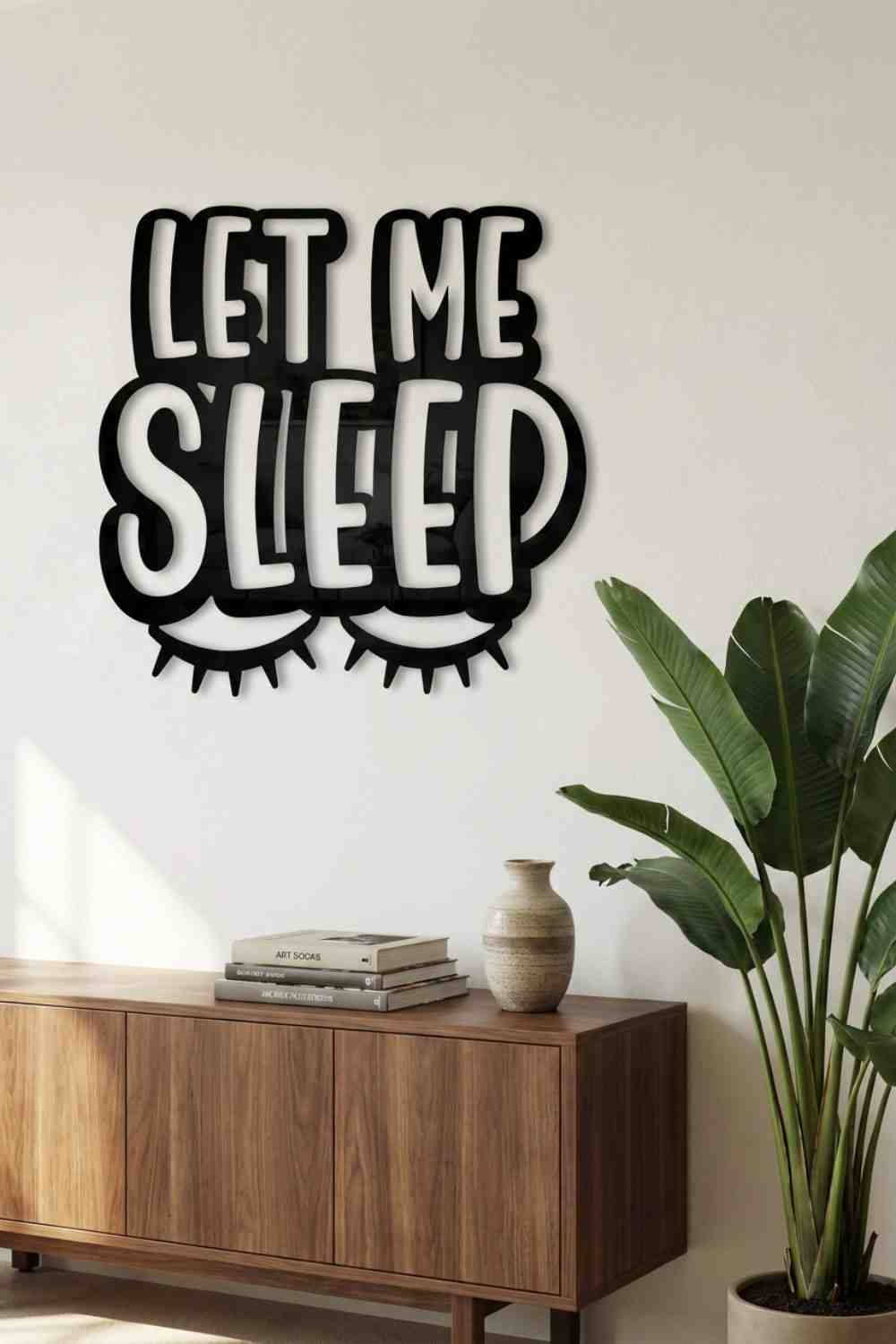 Let me sleep - Cuadro decorativo | Cortayrecorta.es