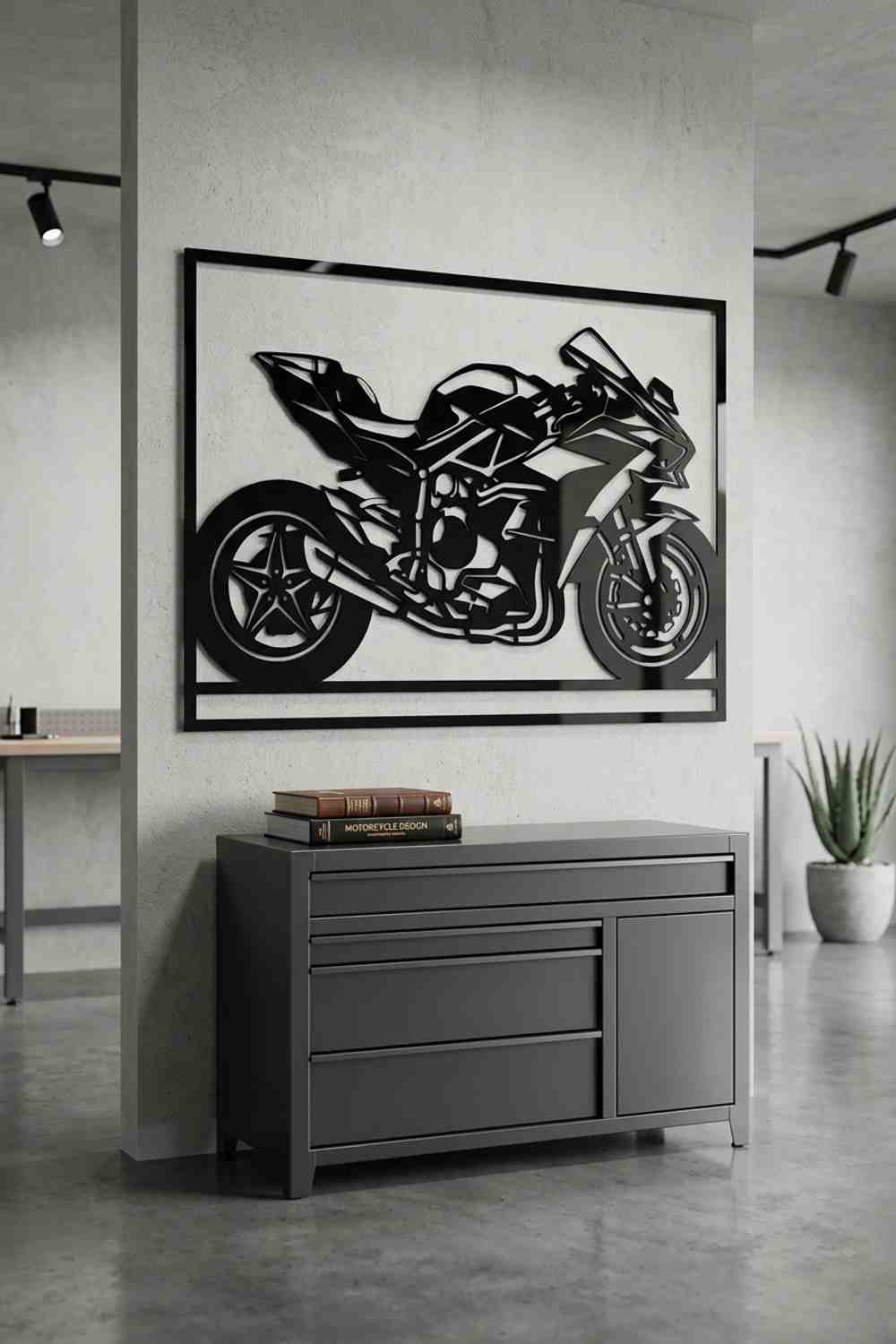 Kawasaki Ninja H2R 2015 - Cuadro decorativo | Cortayrecorta.es