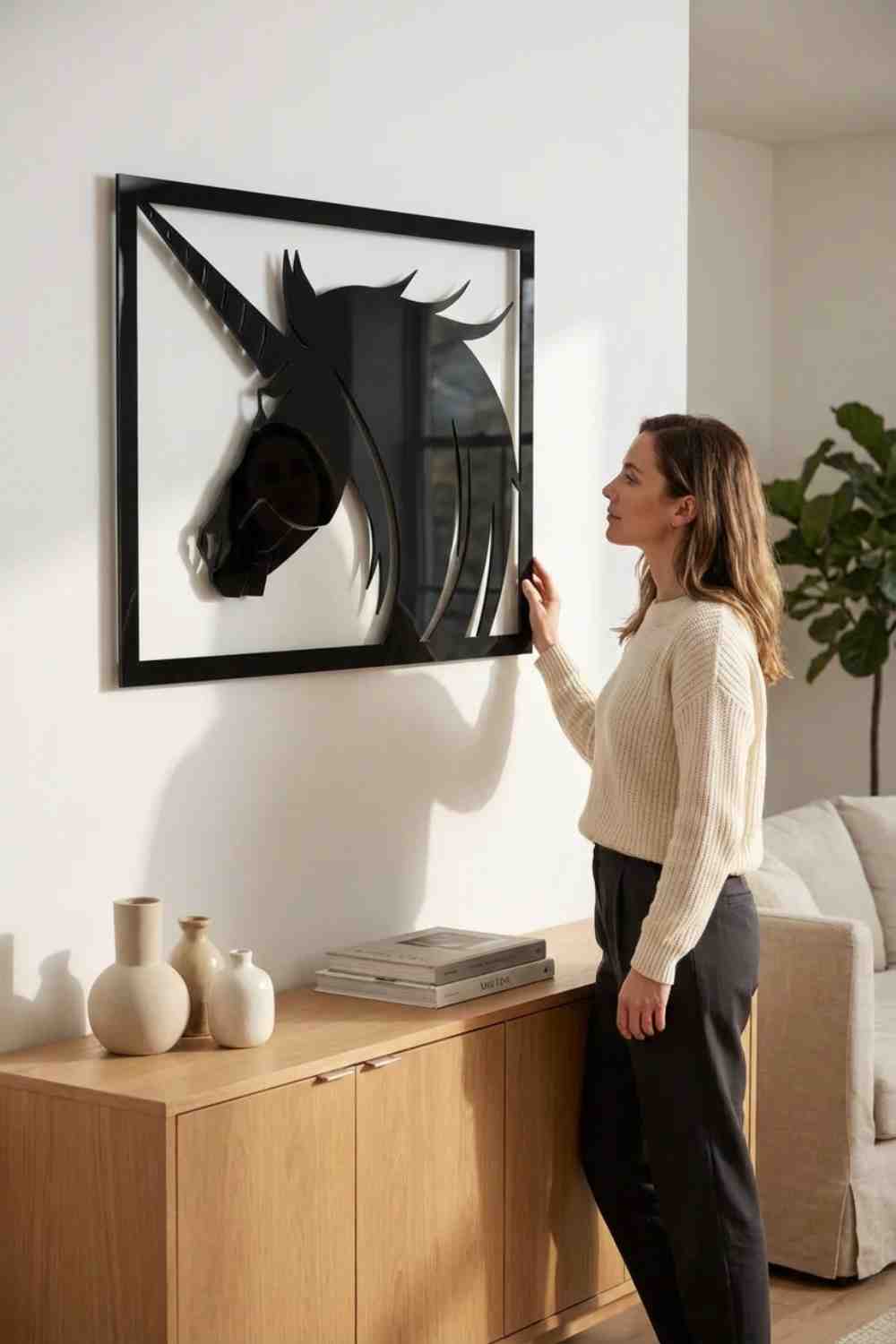 The Unicorn - Cuadro decorativo | Cortayrecorta.es