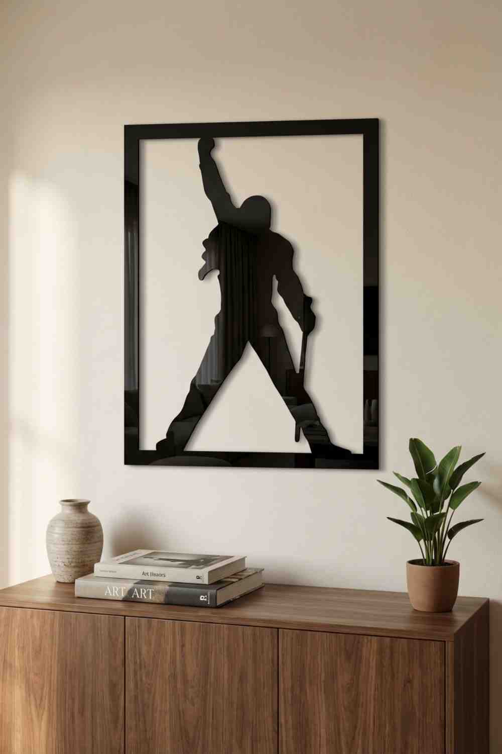 Freddie Mercury - Cuadro decorativo | Cortayrecorta.es