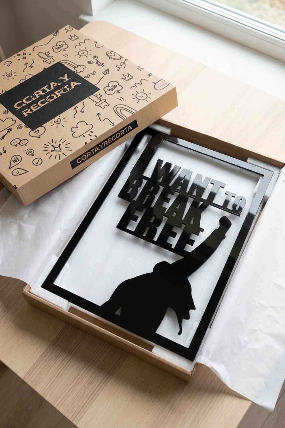 I Want to break free - Cuadro decorativo | Cortayrecorta.es