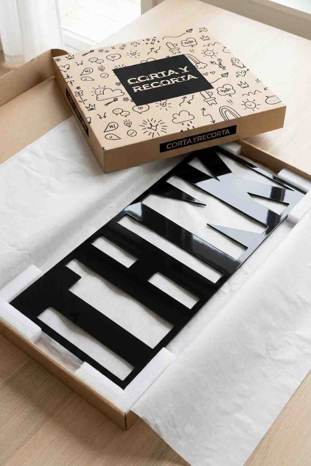 Think - Cuadro decorativo | Cortayrecorta.es