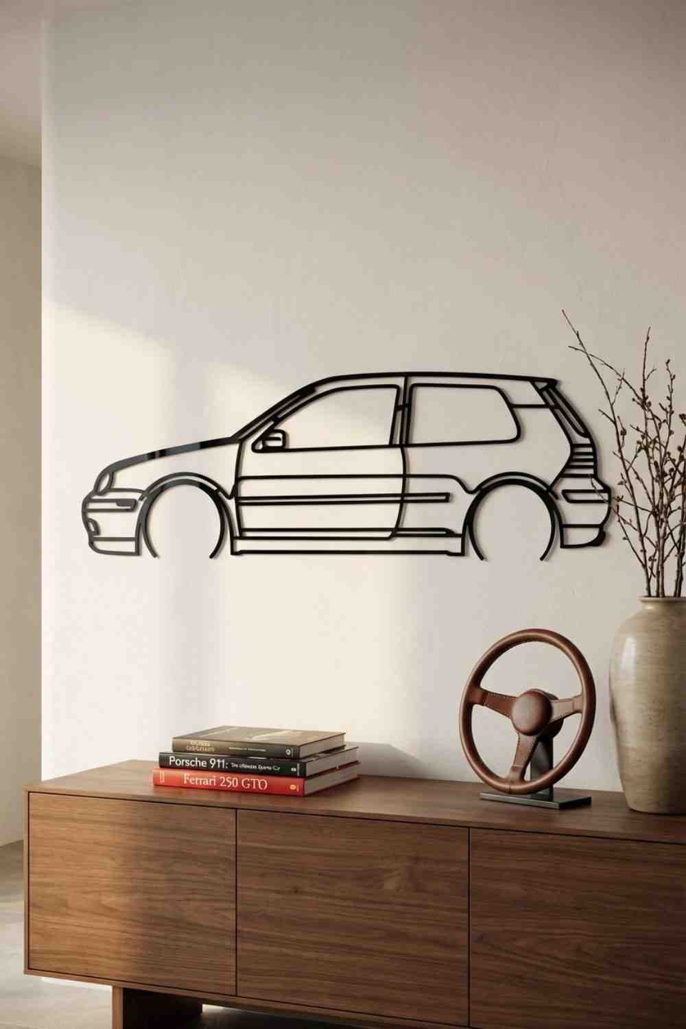 Volkswagen Golf Gti Mk4 Detailed - Cuadro decorativo | Cortayrecorta.es