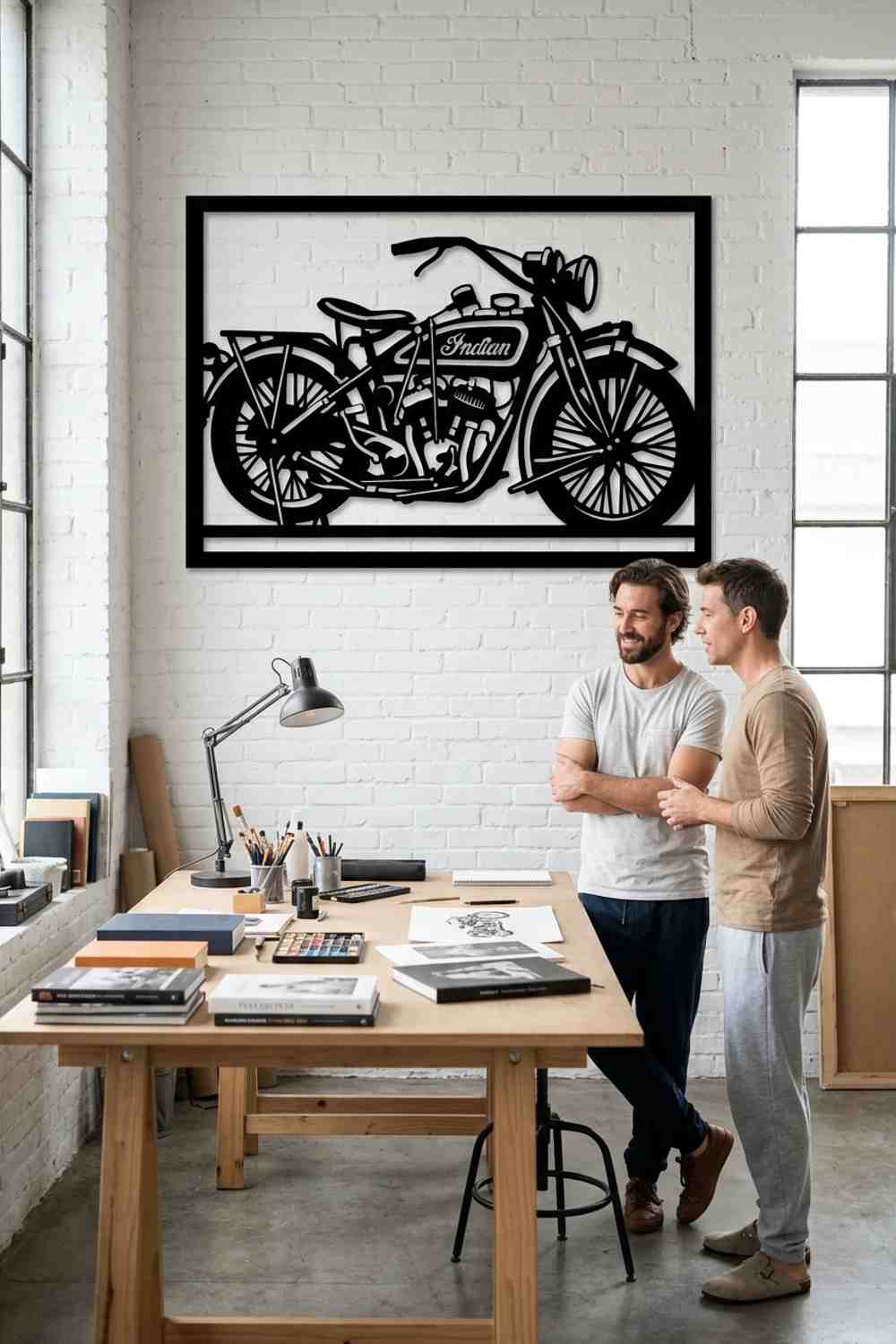 Indian Scout de 1920 - Cuadro decorativo | Cortayrecorta.es