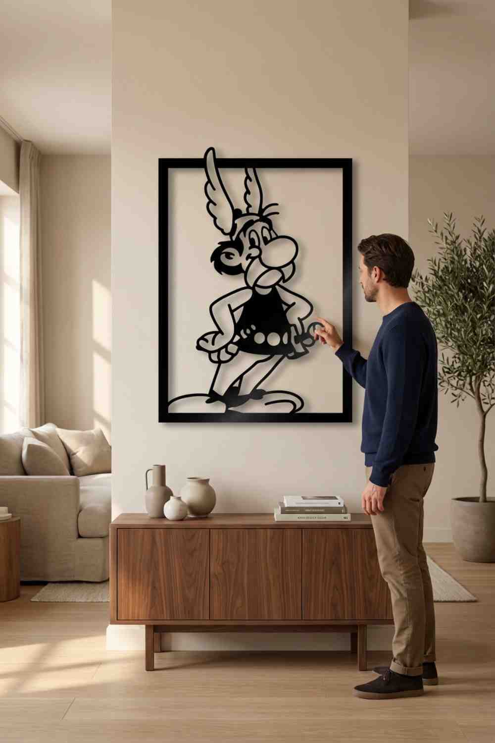 Asterix - Cuadro decorativo | Cortayrecorta.es