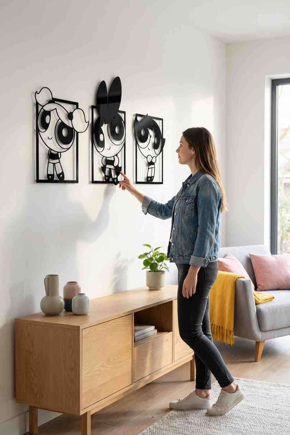 Conjunto Super Nenas - Cuadro decorativo | Cortayrecorta.es