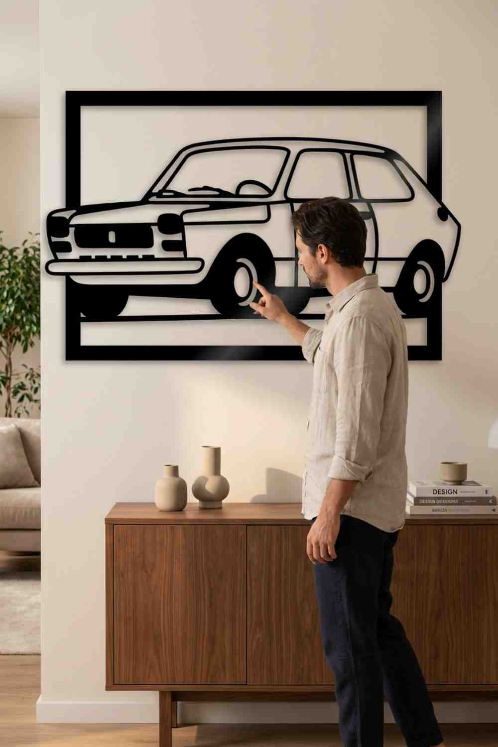 Seat 127 - Cuadro decorativo | Cortayrecorta.es