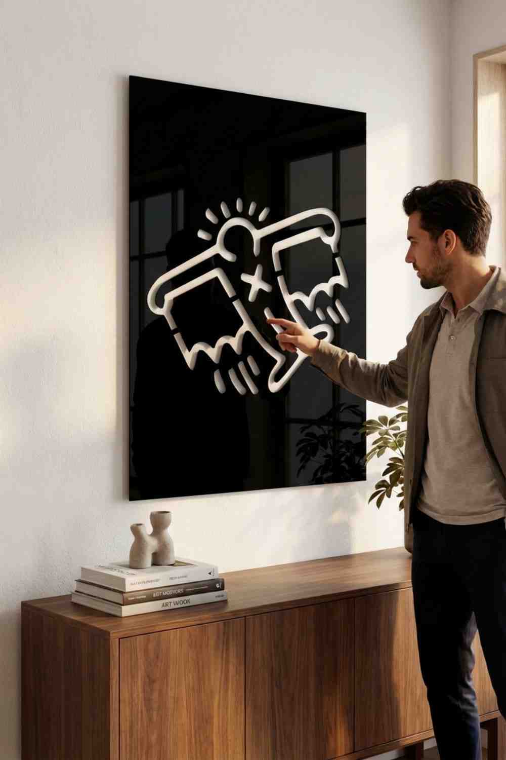 Super X, Keith Haring - Cuadro decorativo | Cortayrecorta.es