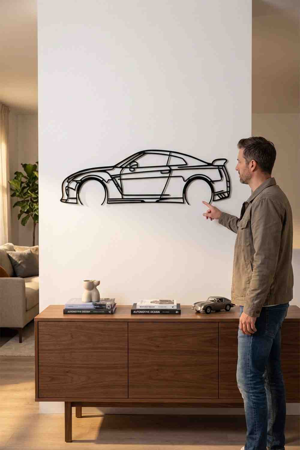 Gtr R35 Detailed - Cuadro decorativo | Cortayrecorta.es