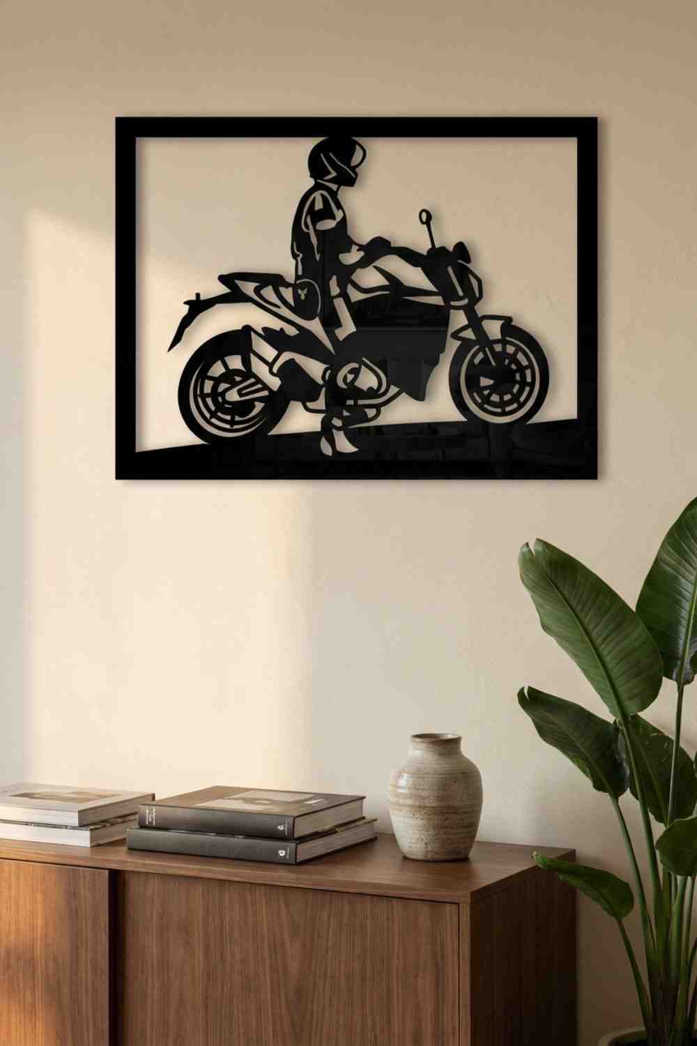 Ducati Monster - Cuadro decorativo | Cortayrecorta.es