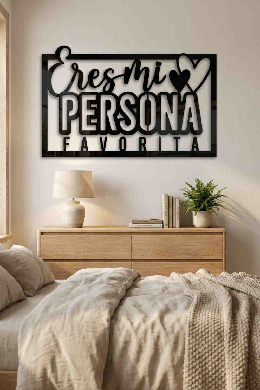 Eres Mi Persona Favorita - Cuadro decorativo | Cortayrecorta.es
