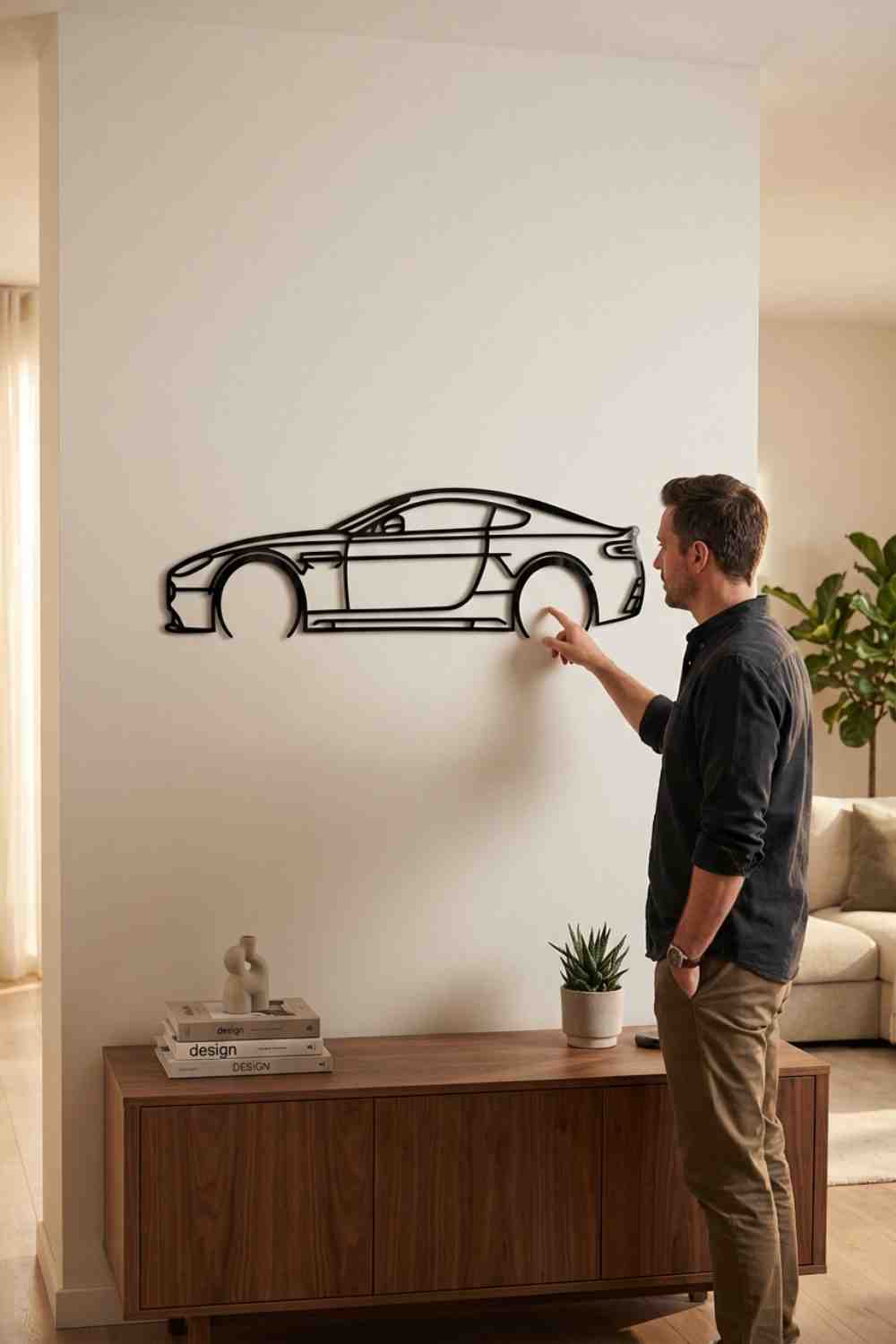 Aston Martin Vantage Detailed - Cuadro decorativo | Cortayrecorta.es