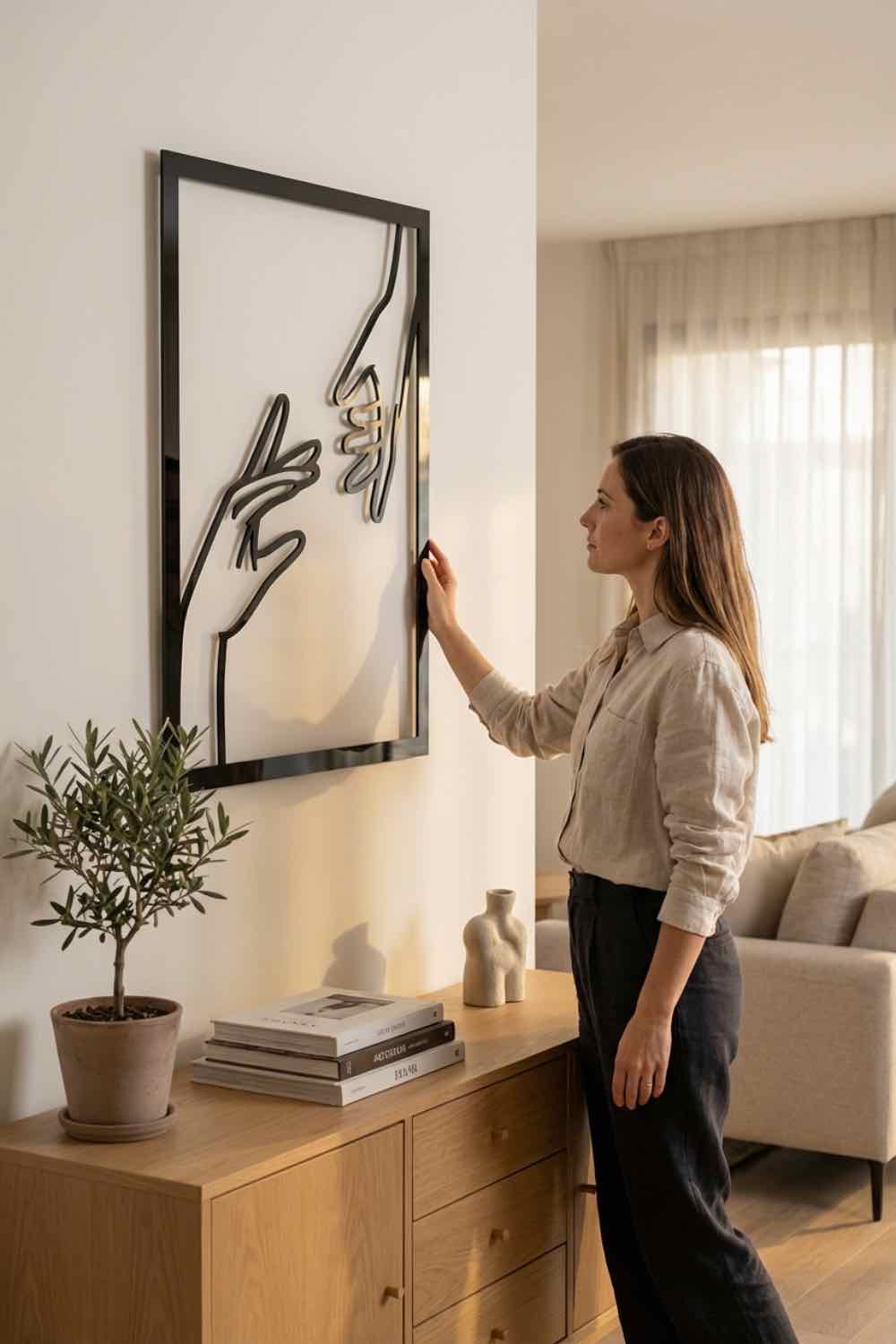 Manos Delicadas - Cuadro decorativo | Cortayrecorta.es