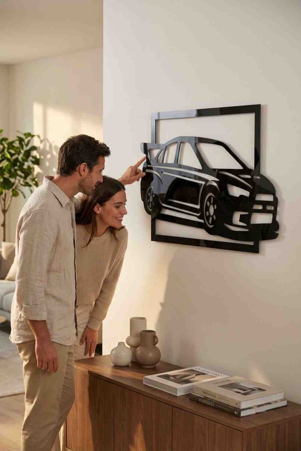 Mitsubishi Evo 9 - Cuadro decorativo | Cortayrecorta.es