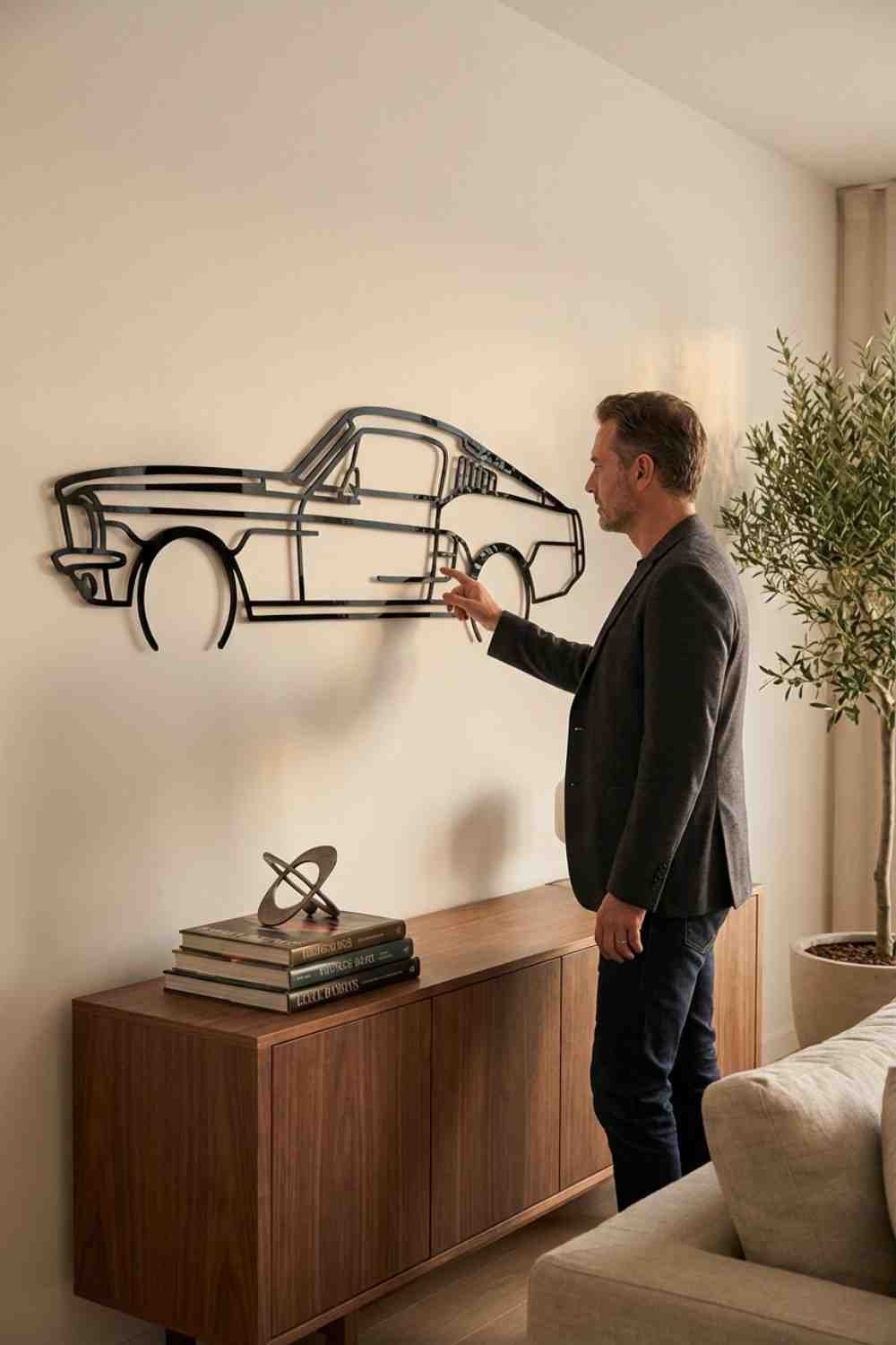 Mustang Gt Fastback 390S Detailed - Cuadro decorativo | Cortayrecorta.es