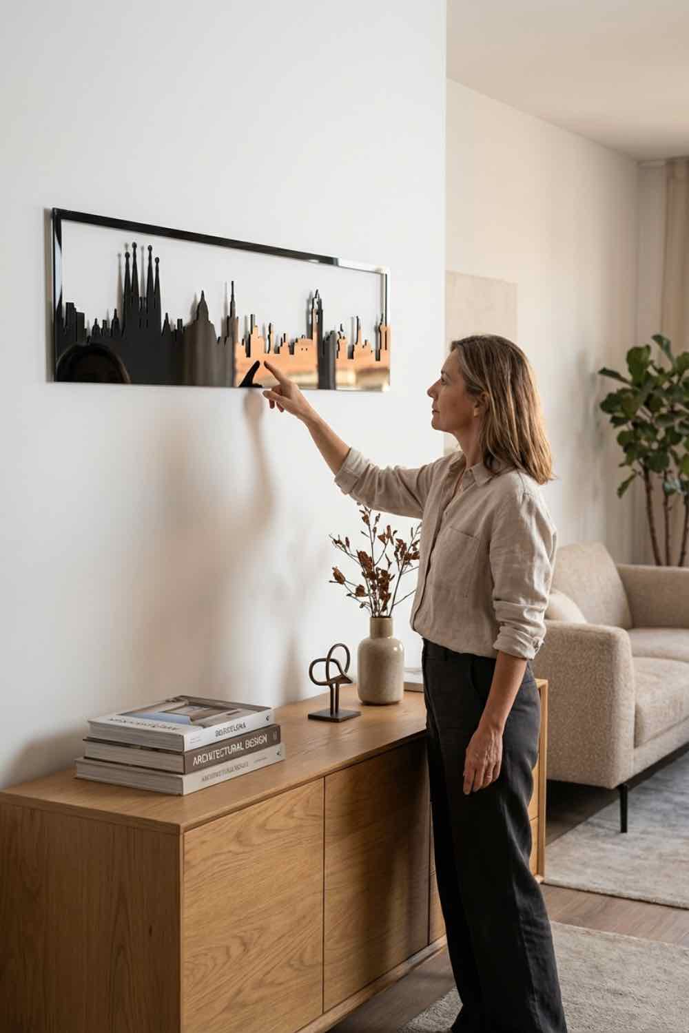 Reus+Barcelona - Cuadro decorativo | Cortayrecorta.es