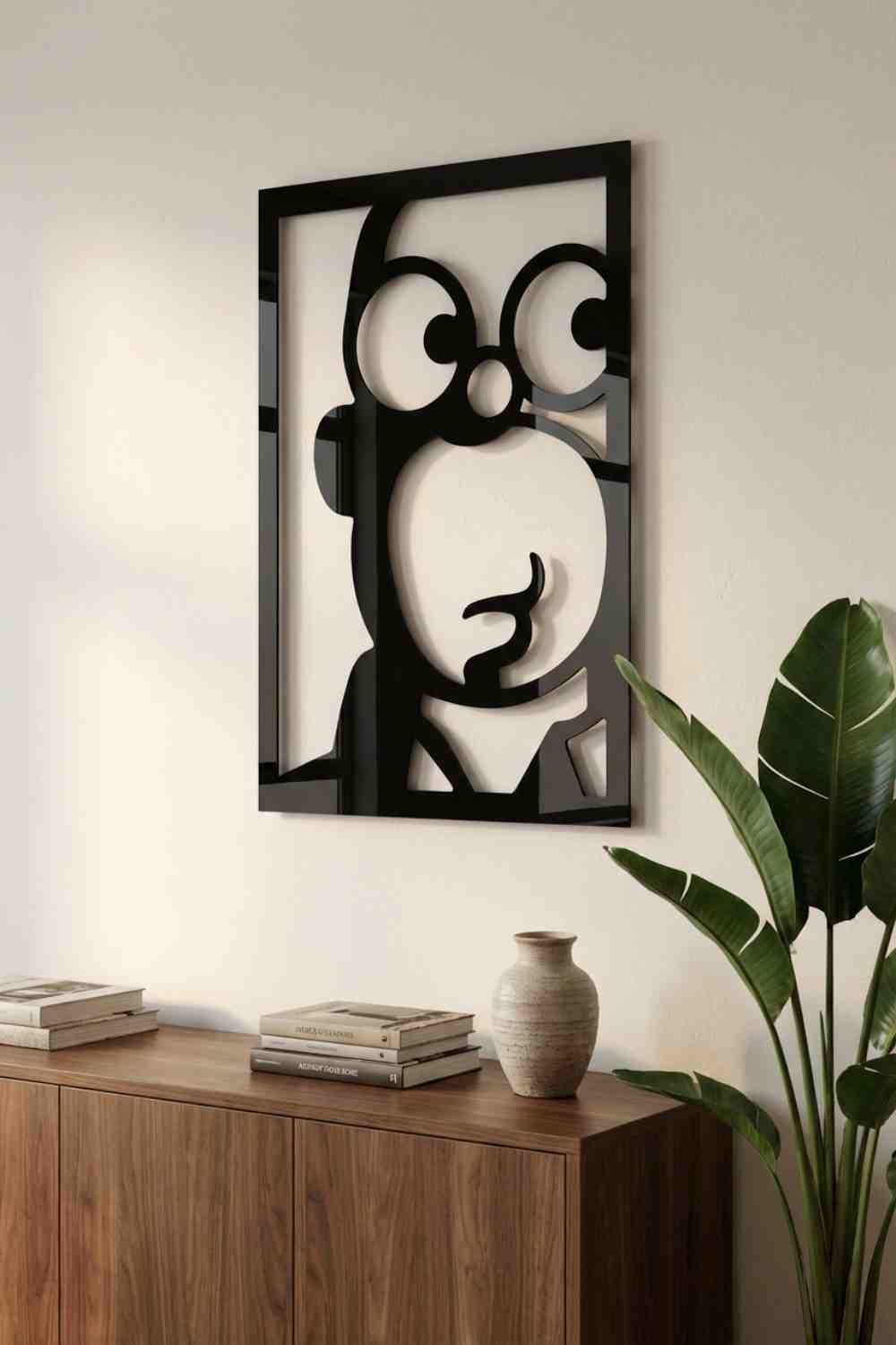 Homer Simpson - Cuadro decorativo | Cortayrecorta.es
