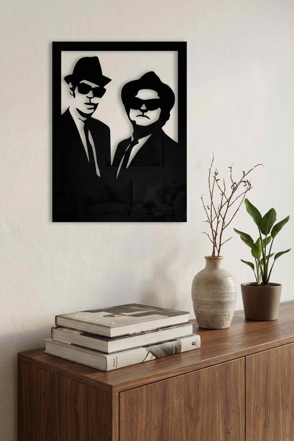 Blues Brothers - Cuadro decorativo | Cortayrecorta.es