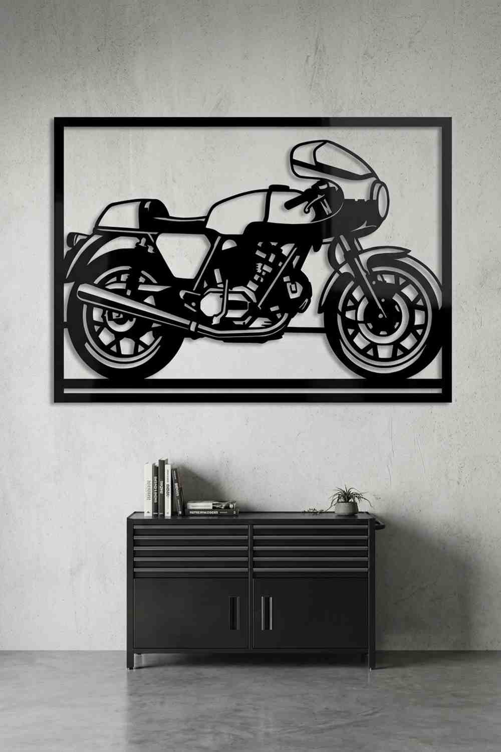 Ducati 750SS de 1974 - Cuadro decorativo | Cortayrecorta.es