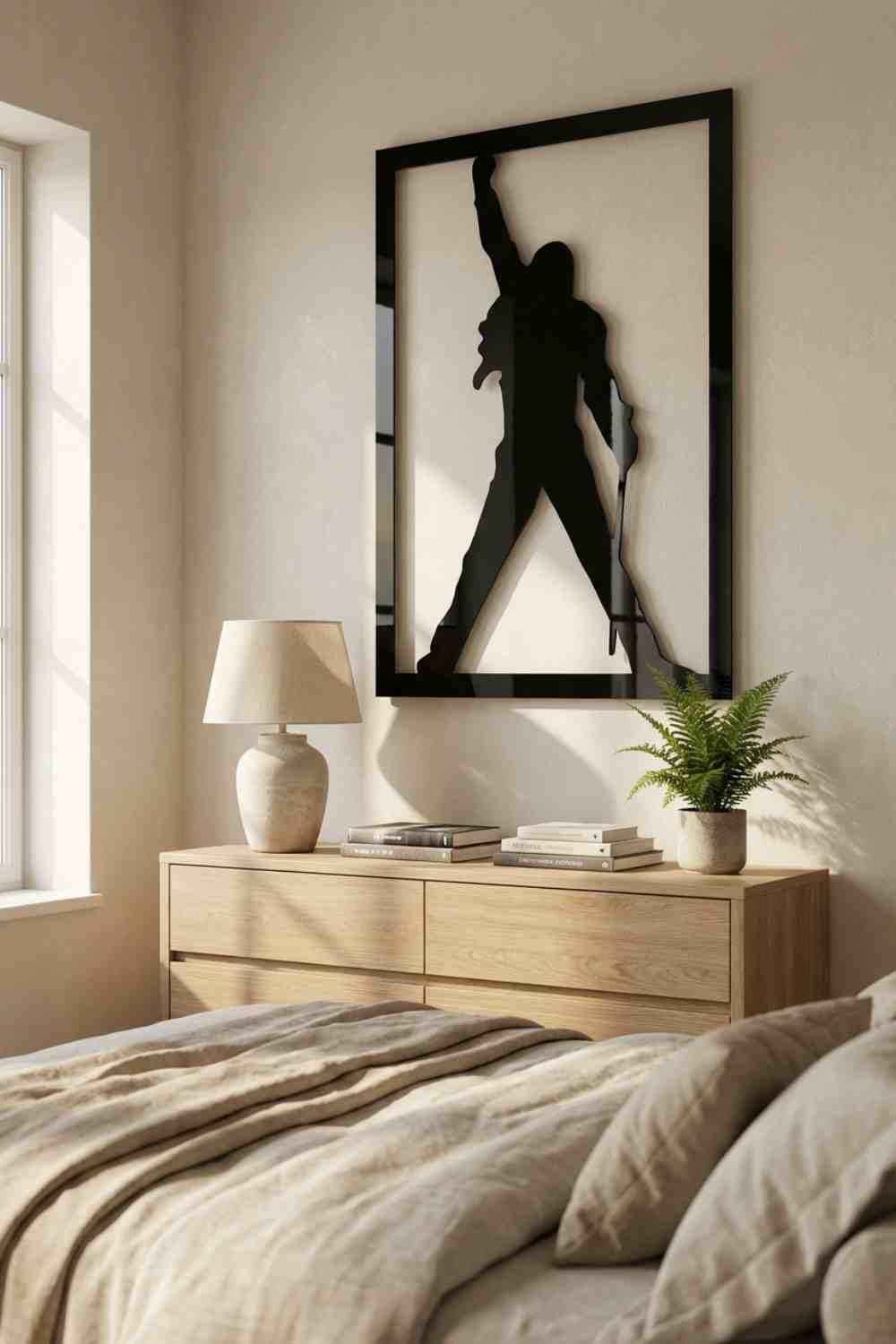 Freddie Mercury - Cuadro decorativo | Cortayrecorta.es